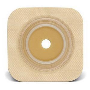 Image of Sur-Fit Natura Durahesive Cut-to-Fit Skin Barrier 4" x 4" without Tape, 1-1/4" Flange