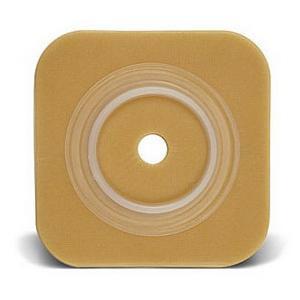 Image of Sur-Fit Natura Durahesive Cut-to-Fit Skin Barrier 4" x 4" without Tape, 1-3/4" Flange