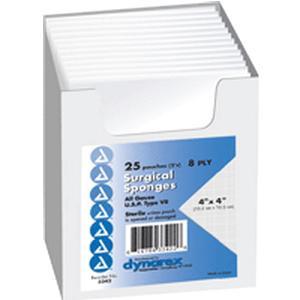 Image of Surgical Gauze Sponge Sterile 2's, 4" x 4", 8-Ply