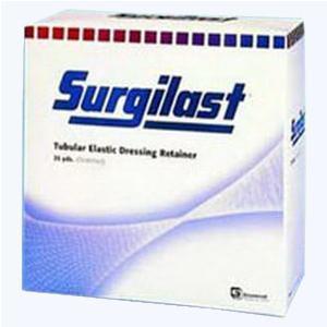 Image of Surgilast Tubular Elastic Dressing Retainer, Size 2, 8" x 50 yds. (Small: Hand, Arm, Leg and Foot)