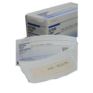 Image of Suture Strip Flexible Wound Closure Strip 1/2" x 4"