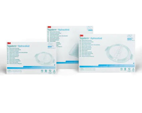 Image of Tegaderm™ Hydrocolloid Dressings with Outer Clear Adhesive