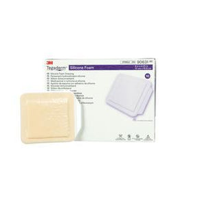Image of Tegaderm Silicone Foam Non-Bordered Dressing, 4" x 4.25"
