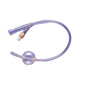 Image of Teleflex Medical Inc Soft Simplastic® 2-Way Foley Catheter 20Fr 30cc Balloon Capacity, Couvelaire Tip, Color Coded, Sterile