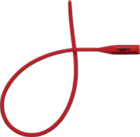 Image of Teleflex Medical Red Rubber Latex Robinson/Nelaton Catheter 16Fr 16" L, Sterile, Single-use