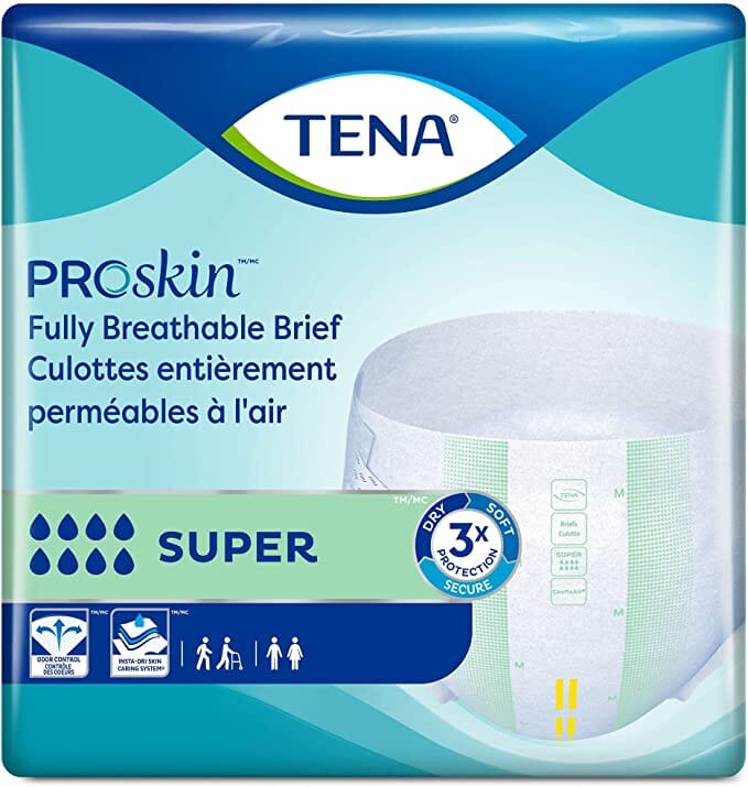 Image of TENA ProSkin Super Incontinence Briefs - Maximum Absorbency