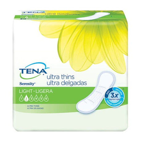Image of TENA® Serenity® Active™ Ultra Thin Light Absorbency Pads, 9" - MANUFACTURER DISCONTINUED