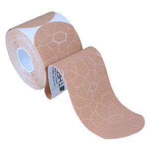 Image of Theraband Kinesiology Tape, Pre-cut Roll, Beige/Beige, 2" x 16.4"