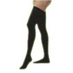 Image of Thigh, Mens, Ribbed, 15-20mm, Black, Large