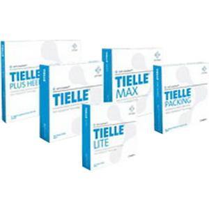 Image of TIELLE Adhesive Hydropolymer Dressing 7" x 7" Sacrum