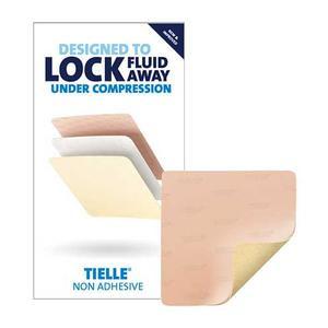 Image of TIELLE Non-Adhesive Hydropolymer Foam Dressing, 6" x 6"