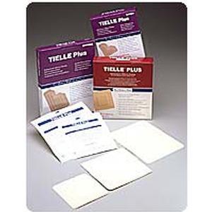 Image of TIELLE Plus Adhesive Hydropolymer Dressing 4-1/4" x 4-1/4"