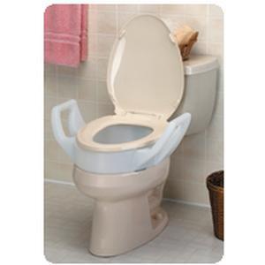 Image of Toilet Seat Riser W/Arms, 300Lb, Each