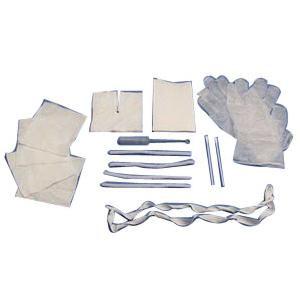 Image of Trach Care Kit, Sterile, Gloves, Drape, Gauze,Tape