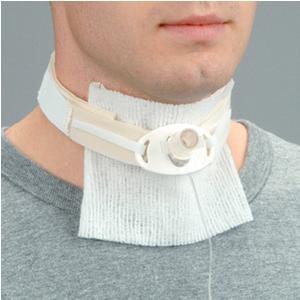 Image of Trach Tube Holder with Narrow Fastener, Adult, Up to 20" Neck Circumference