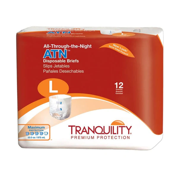 Image of Tranquility ATN All-Through-the-Night Disposable Briefs With Tabs