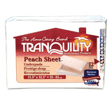 Image of Tranquility Peach Sheet Underpads 21.5″ x 32.5″