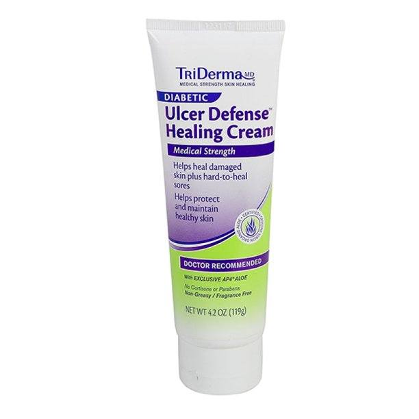 Image of TriDerma Diabetic Ulcer Defense Healing Cream 4.2 oz