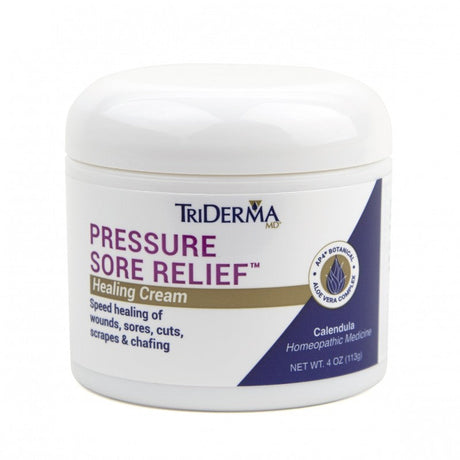 Image of Triderma Pressure Sore Relief Healing Cream, 4 oz Jar