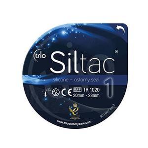 Image of Trio Siltac™ Silicone Ostomy Seal, 20 to 28mm Stoma, Size 1, Small
