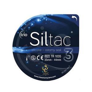Image of Trio Siltac™ Silicone Ostomy Seal, 35 to 44mm Stoma, Size 3, Large