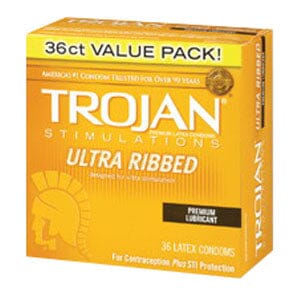 Trojan™ Ultra Ribbed Condom – Save Rite Medical