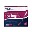 Image of Trueplus Single-Use Insulin Syringe, 30G x 5/16", .5 mL (100 Count)