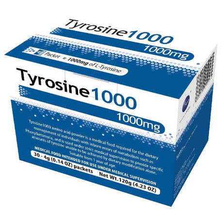 Image of Tyrosine Amino Acid Supplement 30 x 4g Sachet