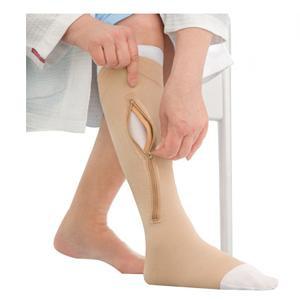 Image of UlcerCare Right-Side Zipper Closure with 2 Liners, 30-40, Open, Beige, 3-XL