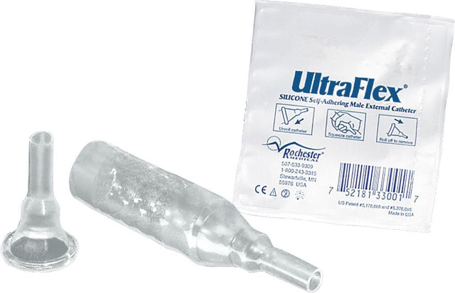 Image of UltraFlex Self-Adhering Male External Catheter, Large 36 mm