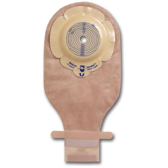 Image of Ultramax Deep Large Flange on Standard Size Drainable Pouch Cut-To-Fit Starter Hole 1/2"-2-1/2", Opaque