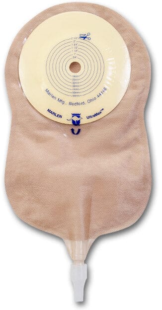 Image of Ultramax Urostomy Pouch, Cut-To-Fit, Flat, Aquatack