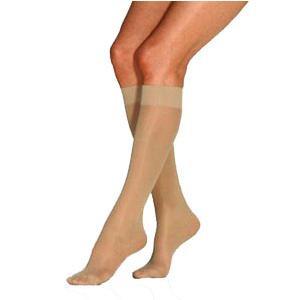Image of UltraSheer Knee-High Extra-Firm Compression Stockings Large, Natural