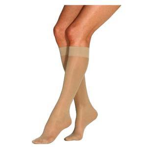 Image of UltraSheer Knee-High Extra Firm Compression Stockings, Medium, 30-40 mmHg, Sun Bronze