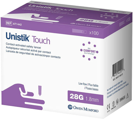 Image of Unistik 3 Comfort Safety Lancet 28G (100 count)