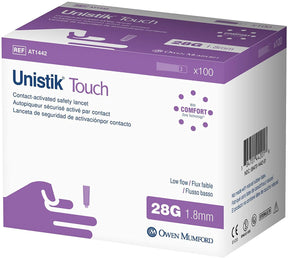 Image of Unistik 3 Comfort Safety Lancet 28G (100 count)