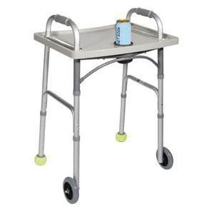 Image of Universal Walker Tray with Cup Holder, Size: 23"W x 17"D x 1.5"H