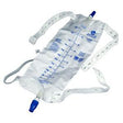 Image of Urinary Leg Bag with Twist-Turn Valve and Straps, Large 900 mL