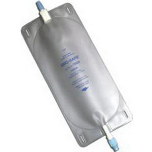 Image of Uro-Safe Vinyl Leg Bag with Thumb Clamp, Large 32 fl oz.