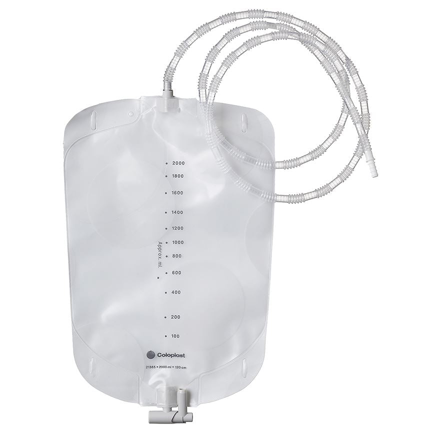 Image of Urostomy Night Drainage Bag with Anti-Reflux Valve 2,000 mL