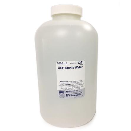 Image of USP Normal Sterile Water Screw Top Container 1000mL
