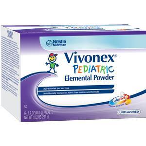 Image of Vivonex Pediatric Nutritionally Complete Elemental Food Unflavored 1.7 oz. Packet