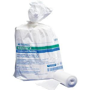 WEBRIL II Undercast Padding 4" x 4 yds. WEBRIL II Undercast Padding 4" x 4 yds.