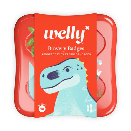 Image of Welly Bravery Badges, Dinosaur, 48 ct