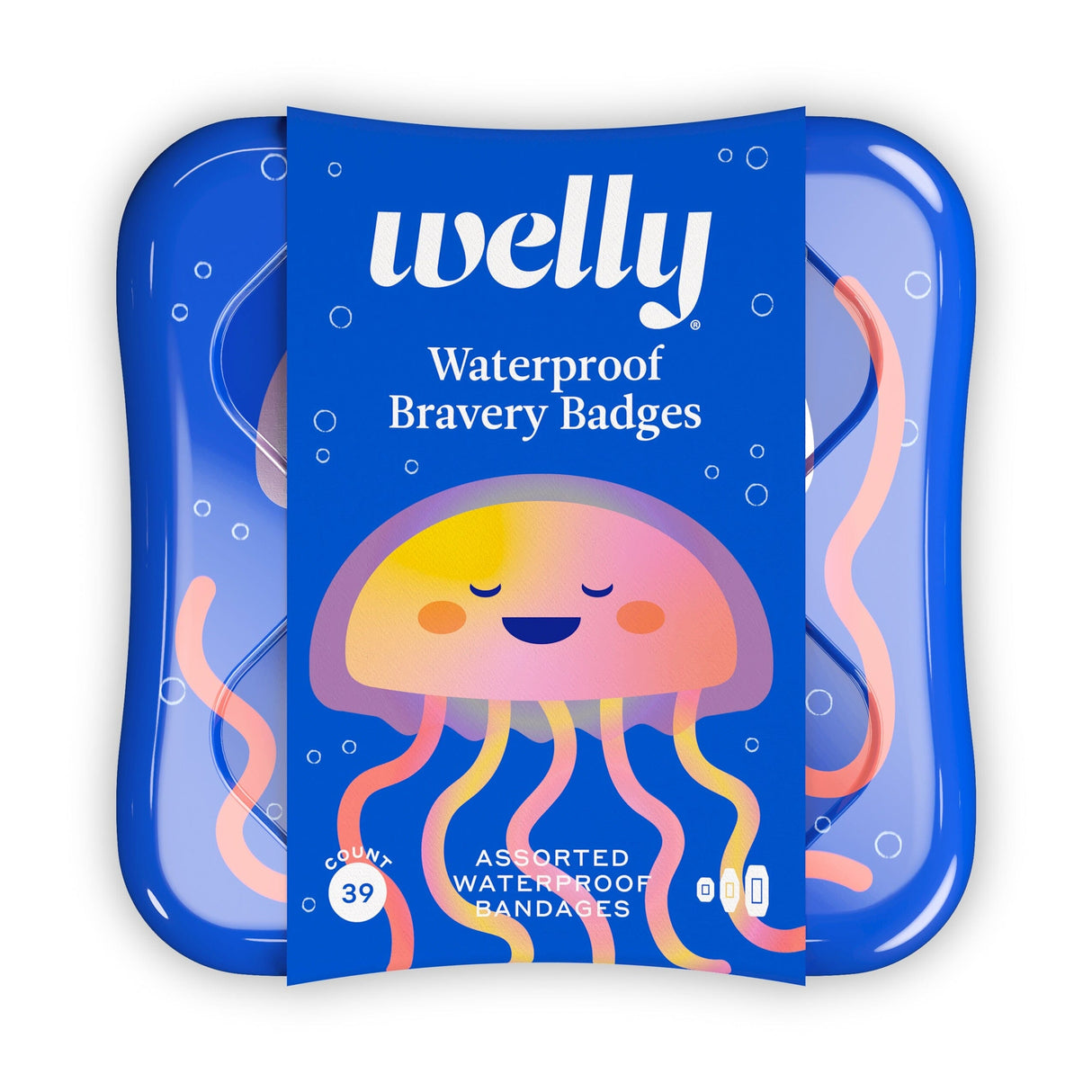 Image of Welly Health Assorted Kids Waterproof Adhesive Bandages, 39 ct