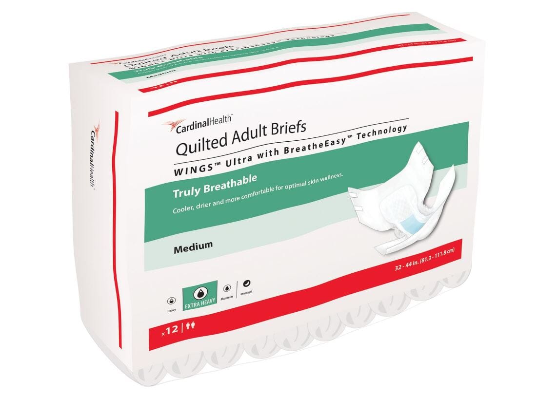 Image of WINGS Ultra Quilted Briefs with BreatheEasy Technology — Extra Heavy Absorbency