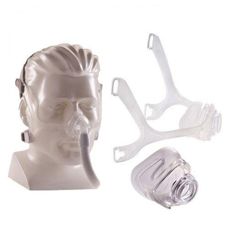 Image of Wisp Nasal Mask with Clear Frame and Headgear, X-Large