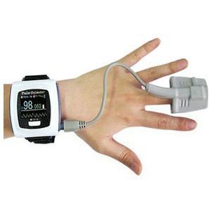 Image of Wrist Oximeter with Rechargeable Battery with Bluetooth Connectivity CMS-50F