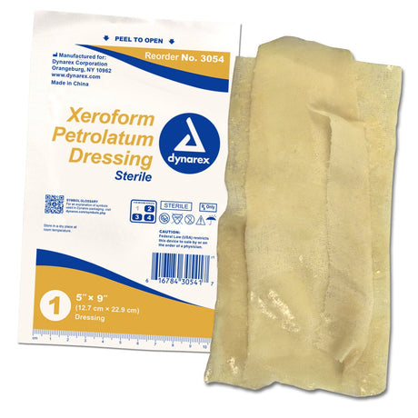 Image of Xeroform Petrolatum Gauze Dressing - 5" x 9"