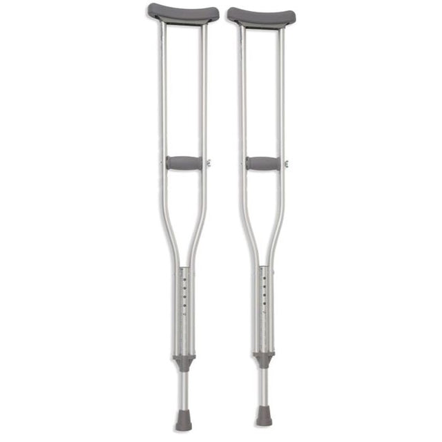 Image of Youth Crutches, Push Button, Adjustable, 54" - 62"